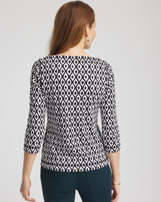 Pima 3/4 Sleeve Tee - image 3